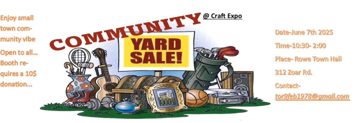 Community Yard Sale and Craft Expo